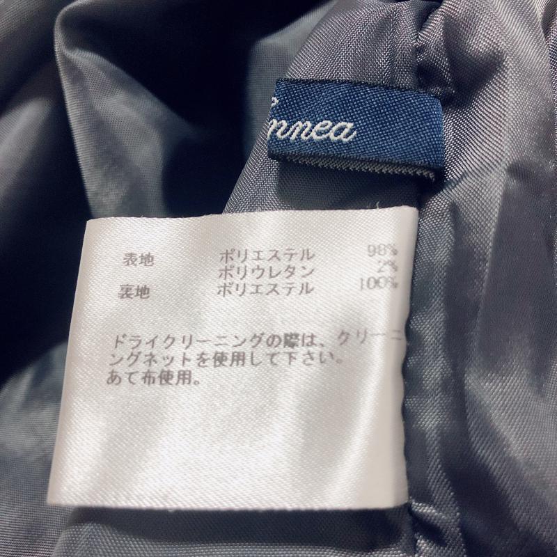 エンネア Ennea スカート ひざ丈スカート 40 チェック 白 / ホワイト / X 灰 / グレー / X 黒 / ブラック / レディース USED 古着 中古 10005881