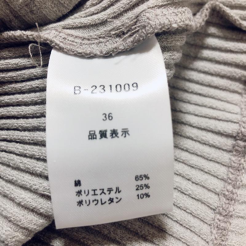 ドナマリー DONA MARIE カットソー 長袖 36 無地 灰 / グレー / レディース USED 古着 中古 10005886