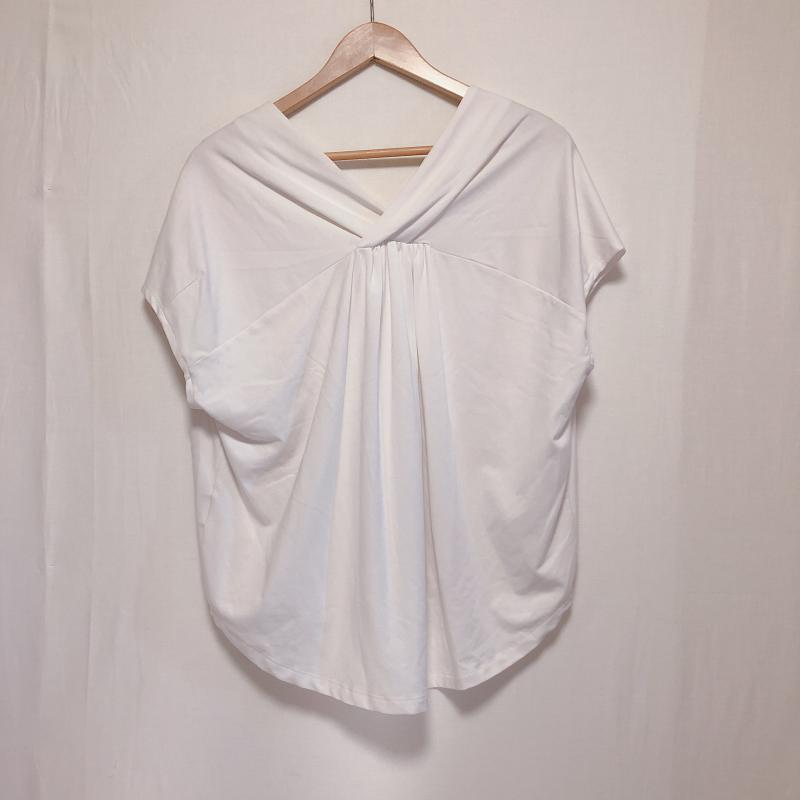 ロージー ROSIEE カットソー 半袖 40 無地 白 / ホワイト / レディース USED 古着 中古 10005890