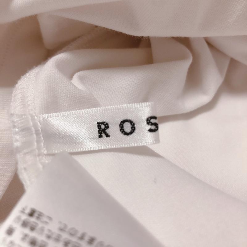 ロージー ROSIEE カットソー 半袖 40 無地 白 / ホワイト / レディース USED 古着 中古 10005890