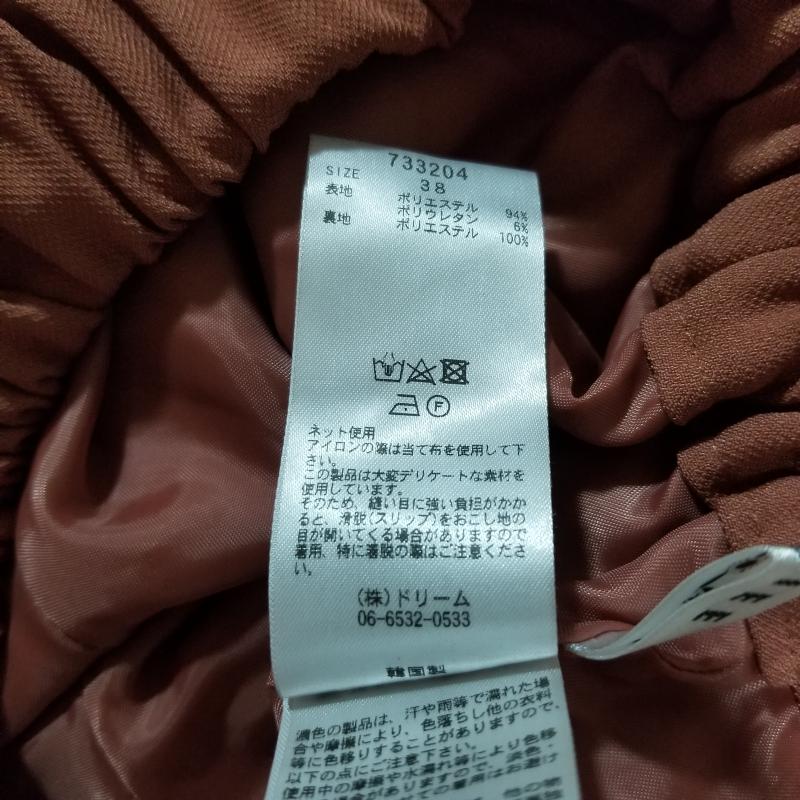 ロージー ROSIEE パンツ スラックス イージーパンツ 38 無地 桃 / ピンク / レディース USED 古着 中古 10006000