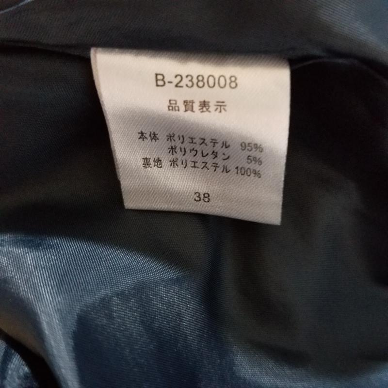 ドナマリー DONA MARIE ワンピース ひざ丈スカート 38 無地 紺 / ネイビー / レディース USED 古着 中古 10006002