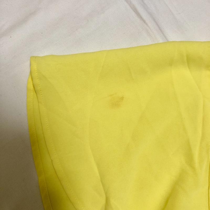 ショコラ フィネ ローブ chocol raffine robe カットソー 半袖 FREE 無地 黄 / イエロー / レディース USED 古着 中古 10006040
