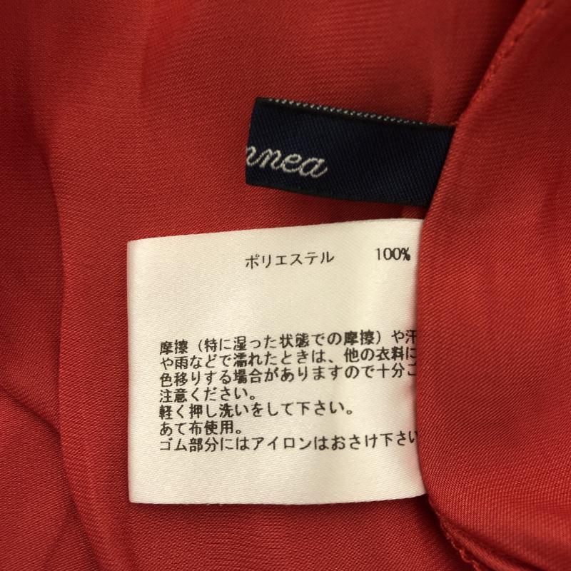 エンネア Ennea シャツ、ブラウス 長袖 38 無地 赤 / レッド / レディース USED 古着 中古 10006045
