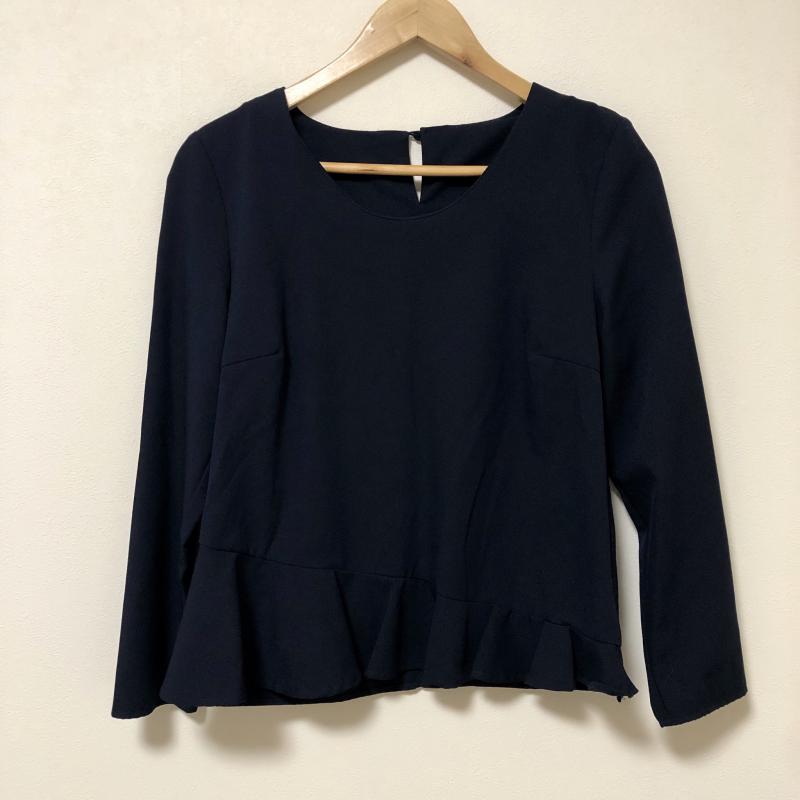 エマテイラー Emma Taylor カットソー 長袖 38 無地 紺 / ネイビー / レディース USED 古着 中古 10006051