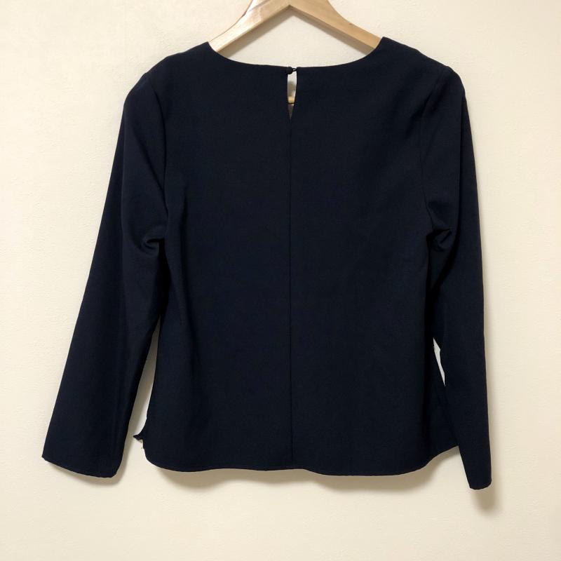 エマテイラー Emma Taylor カットソー 長袖 38 無地 紺 / ネイビー / レディース USED 古着 中古 10006051