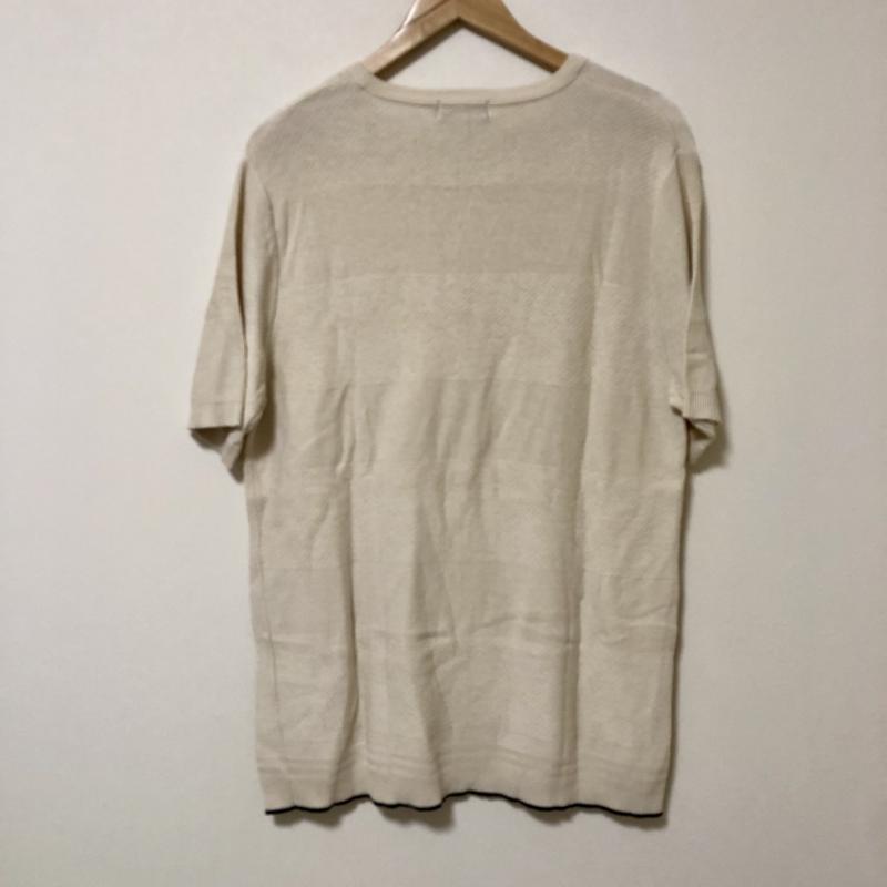 クラフトスタンダードブティック CRAFT STANDARD BOUTIQUE カットソー 半袖 M 無地 ベージュ / ベージュ / X 黒 / ブラック / レディース USED 古着 中古 10006056