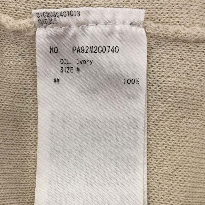 クラフトスタンダードブティック CRAFT STANDARD BOUTIQUE カットソー 半袖 M 無地 ベージュ / ベージュ / X 黒 / ブラック / レディース USED 古着 中古 10006056
