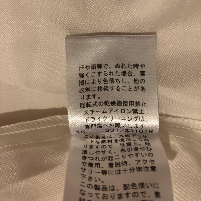 クリアインプレッション CLEAR IMPRESSION スカート ひざ丈スカート 1 ボーダー柄 白 / ホワイト / X 桃 / ピンク / レディース USED 古着 中古 10006121