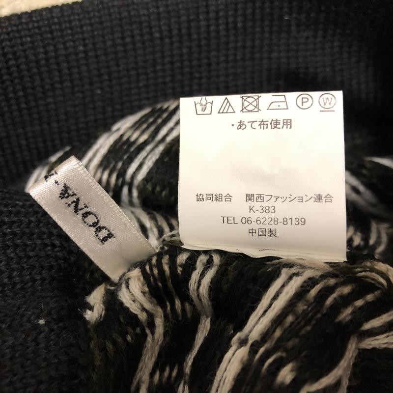 ドナマリー DONA MARIE スカート ひざ丈スカート 40 総柄 黒 / ブラック / X 白 / ホワイト / X 緑 / グリーン / レディース USED 古着 中古 10006137
