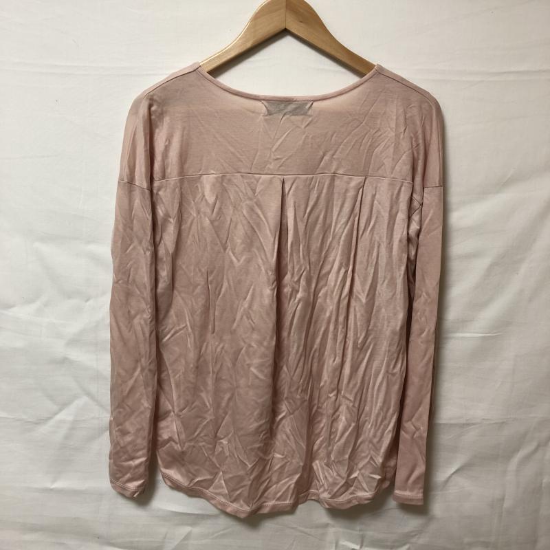 マルキスデブラン Marquise de blanc カットソー 長袖 38 無地 桃 / ピンク / レディース USED 古着 中古 10006153