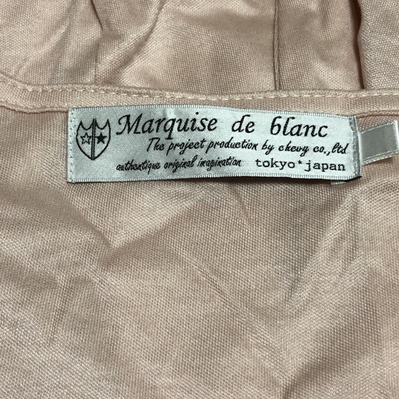 マルキスデブラン Marquise de blanc カットソー 長袖 38 無地 桃 / ピンク / レディース USED 古着 中古 10006153