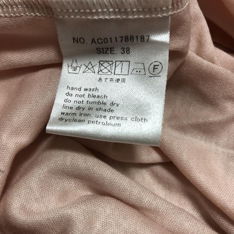 マルキスデブラン Marquise de blanc カットソー 長袖 38 無地 桃 / ピンク / レディース USED 古着 中古 10006153