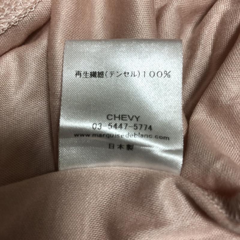 マルキスデブラン Marquise de blanc カットソー 長袖 38 無地 桃 / ピンク / レディース USED 古着 中古 10006153