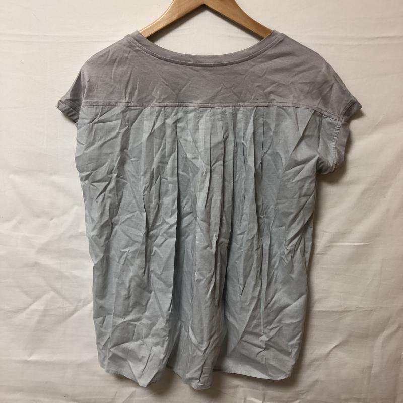 ヨーロ YOLO カットソー 半袖 36 無地 灰 / グレー / レディース USED 古着 中古 10006154