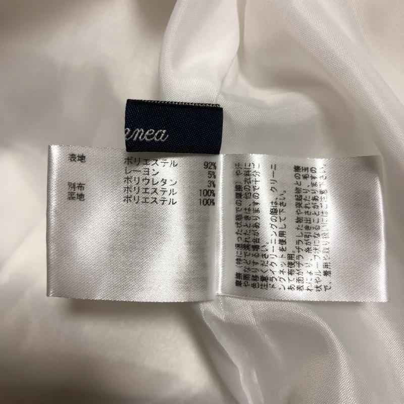 エンネア Ennea ワンピース ひざ丈スカート 38 無地 白 / ホワイト / レディース USED 古着 中古 10006157