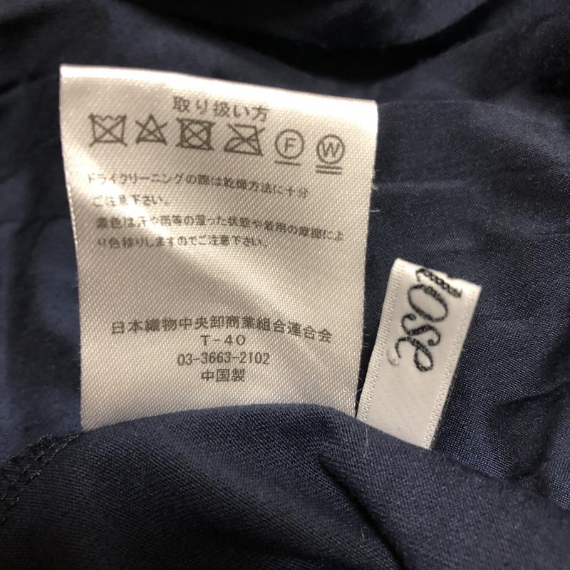 ソークロース, So close, シャツ、ブラウス 半袖 S 無地 紺 / ネイビー / レディース USED 古着 中古 10006165