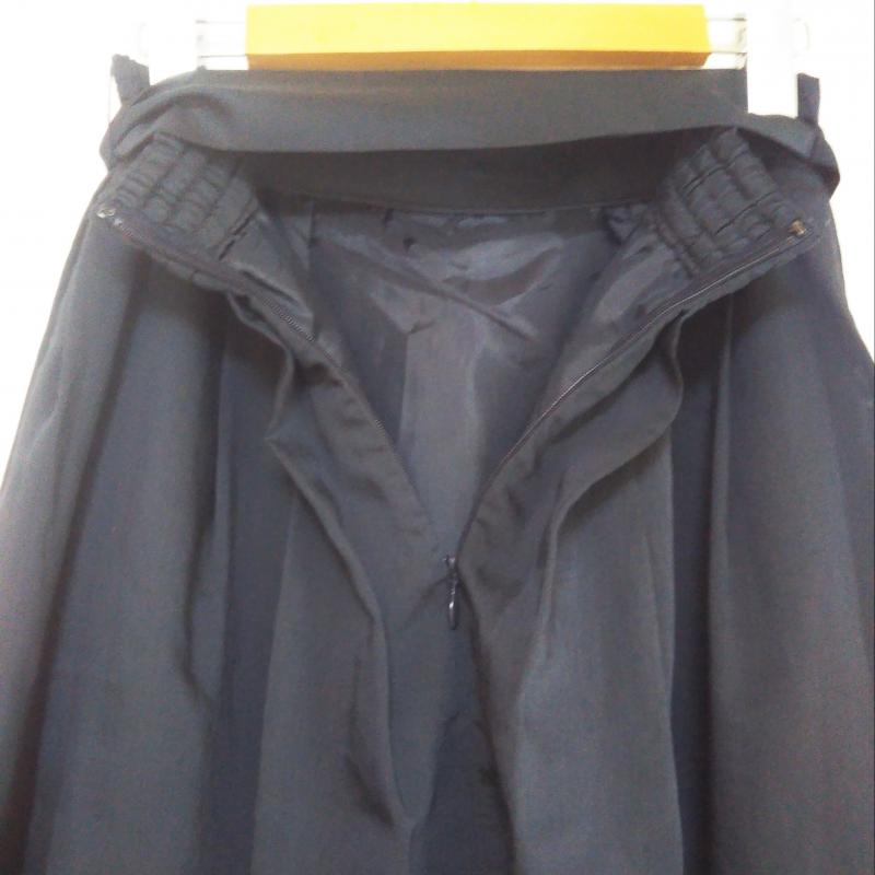 レストローズ L'EST ROSE スカート ミニスカート 2 無地 黒 / ブラック / レディース USED 古着 中古 10006188
