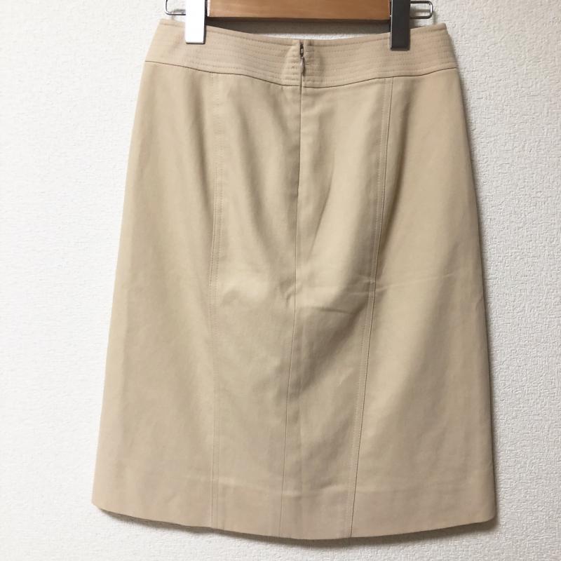 バーバリーロンドン Burberry London スカート ひざ丈スカート 5 無地 ベージュ / ベージュ / レディース USED 古着 中古 10006269