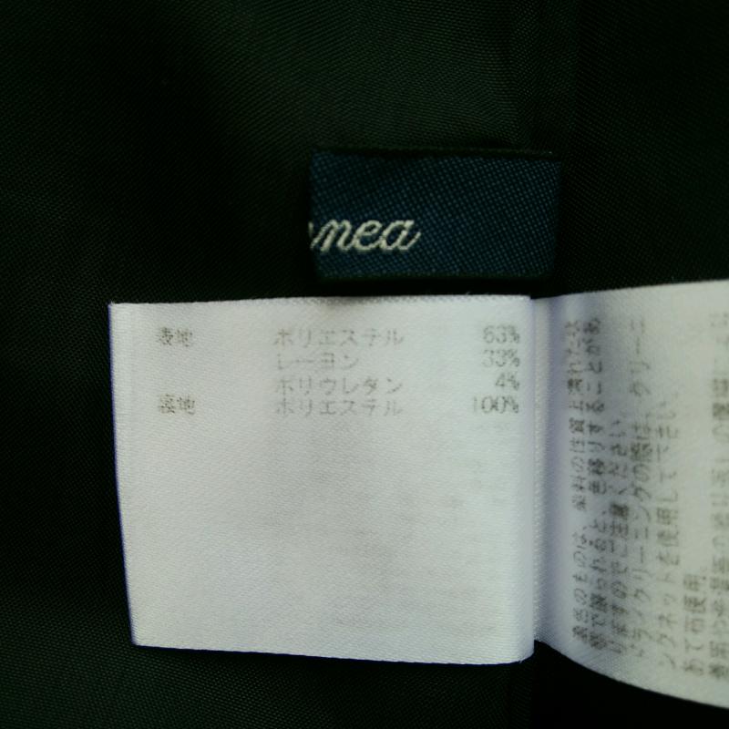 エンネア Ennea スカート ひざ丈スカート プリーツスカート 38 無地 黒 / ブラック / レディース USED 古着 中古 10006321