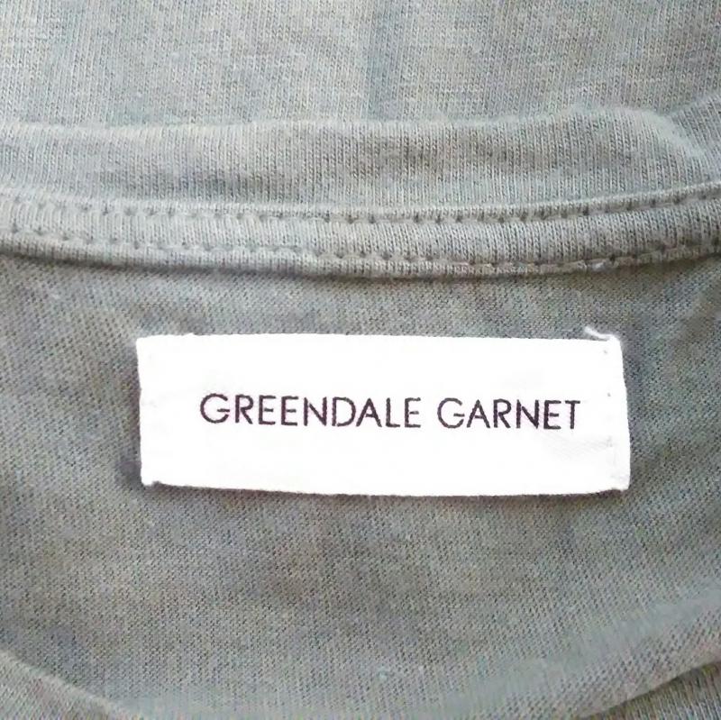 グリーンデイル ガーネット GREENDALE GARNET カットソー 半袖 M 無地 緑 / グリーン / レディース USED 古着 中古 10006405