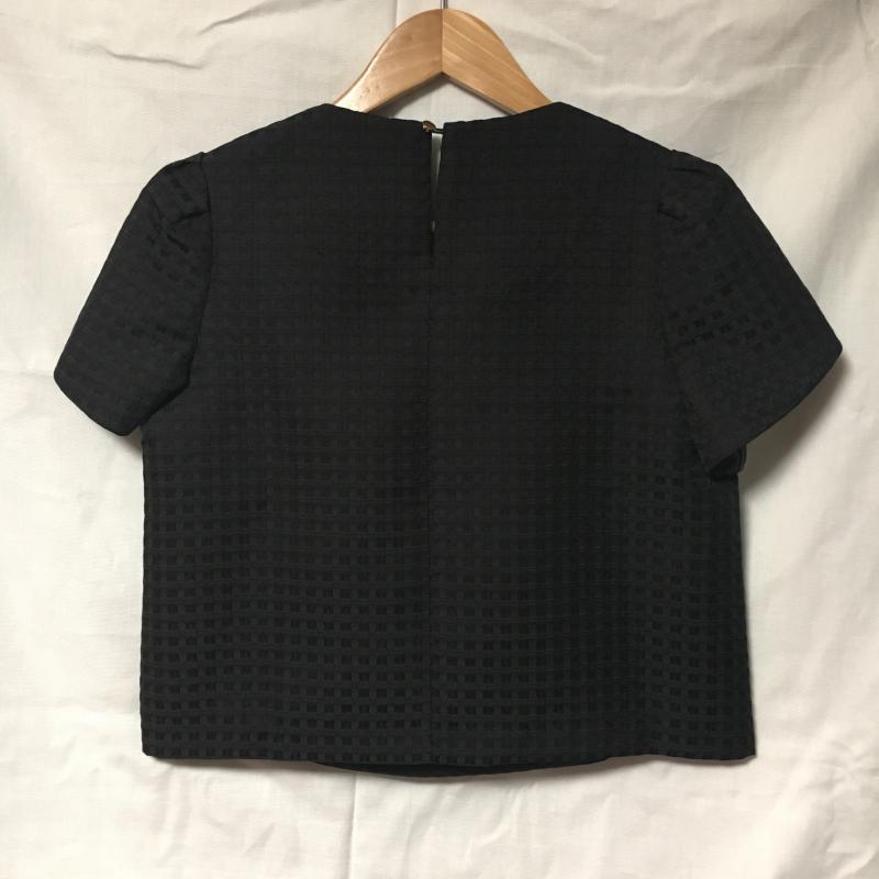 ヨーロ YOLO シャツ、ブラウス 半袖 36 チェック 黒 / ブラック / レディース USED 古着 中古 10006454