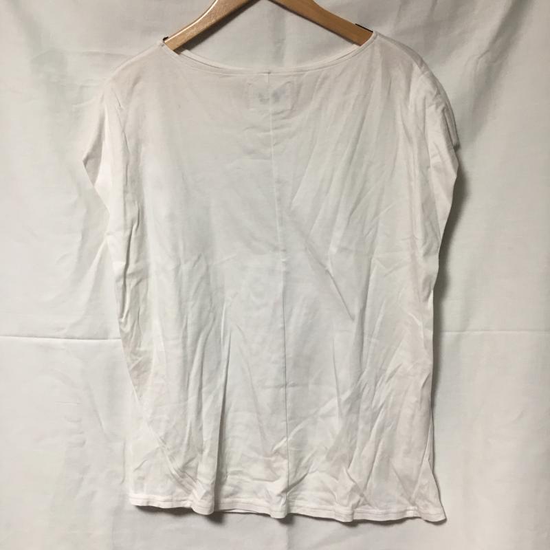ヨーロ YOLO カットソー 半袖 38 無地 白 / ホワイト / レディース USED 古着 中古 10006456