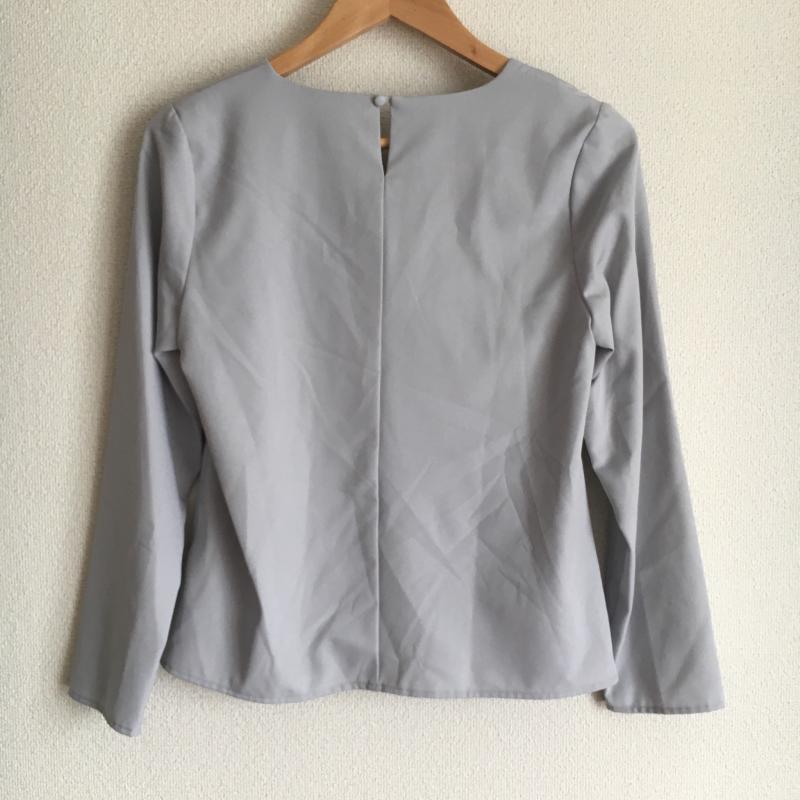 エマテイラー Emma Taylor シャツ、ブラウス 長袖 36 無地 青 / ブルー / レディース USED 古着 中古 10006469