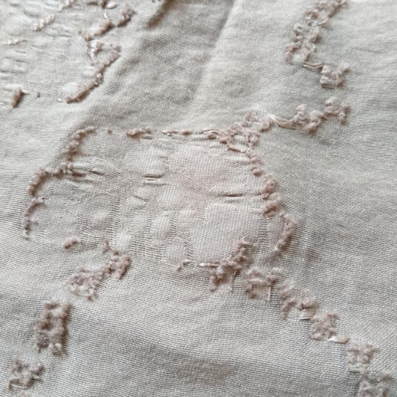 エミリアン EMILYAN カットソー 半袖 9 刺繍 茶 / ブラウン / レディース USED 古着 中古 10006509