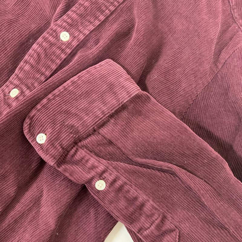 ラルフローレン RALPHLAUREN シャツ、ブラウス 長袖 コーデユロイ XL 無地 X ワンポイント 赤 / レッド / メンズ USED 古着 中古 10006565