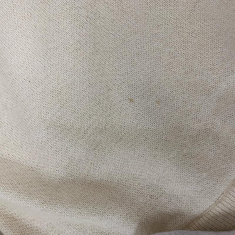 バーバリーブルーレーベル BURBERRY BLUE LABEL ニット、セーター 七分袖 38 無地 X ワンポイント 白 / ホワイト / レディース USED 古着 中古 10006570