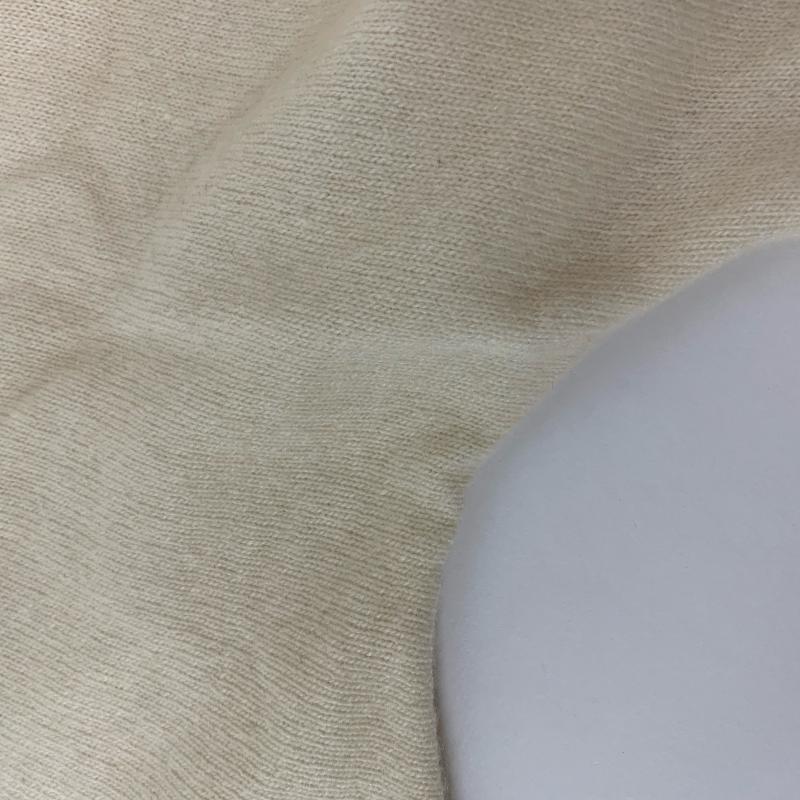 バーバリーブルーレーベル BURBERRY BLUE LABEL ニット、セーター 七分袖 38 無地 X ワンポイント 白 / ホワイト / レディース USED 古着 中古 10006570