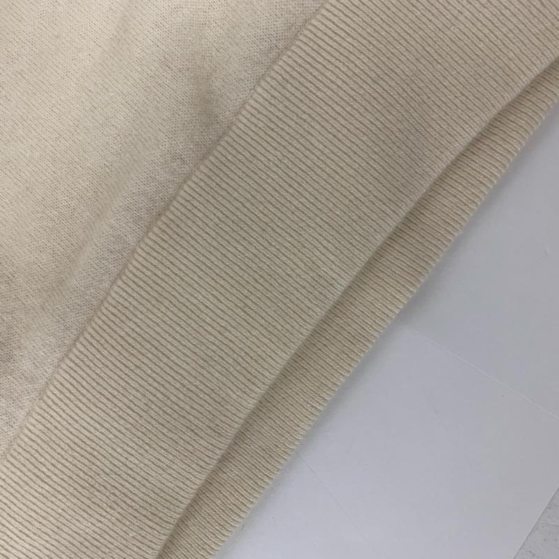 バーバリーブルーレーベル BURBERRY BLUE LABEL ニット、セーター 七分袖 38 無地 X ワンポイント 白 / ホワイト / レディース USED 古着 中古 10006570