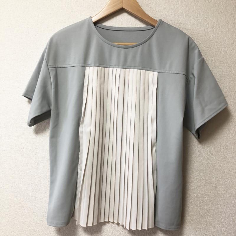ヨーロ YOLO カットソー 半袖 38 無地 白 / ホワイト / X 緑 / グリーン / レディース USED 古着 中古 10006628