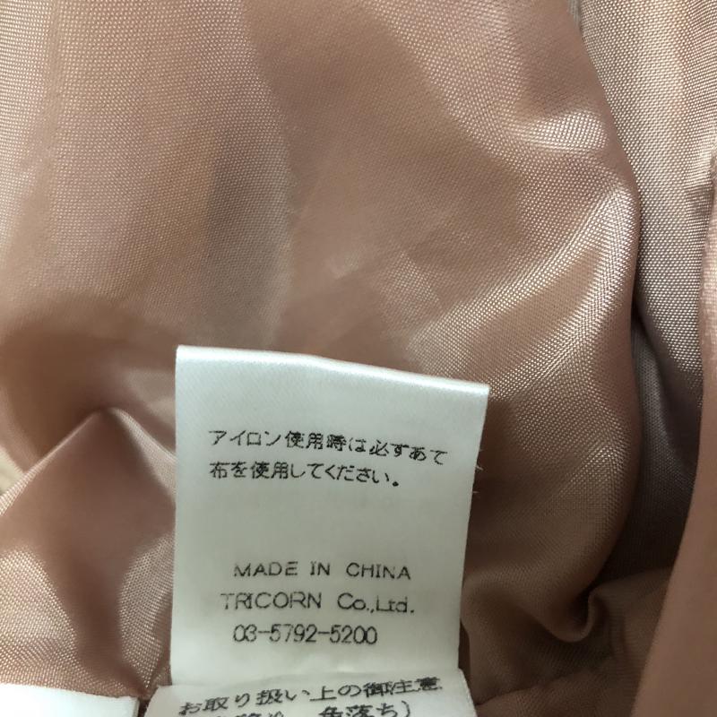 ヨーロ YOLO スカート ミニスカート 40 無地 茶 / ブラウン / レディース USED 古着 中古 10006635