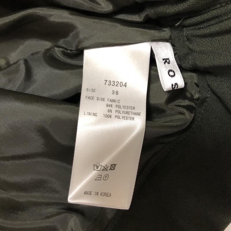 ロージー ROSIEE パンツ スラックス 38 無地 緑 / グリーン / レディース USED 古着 中古 10006638