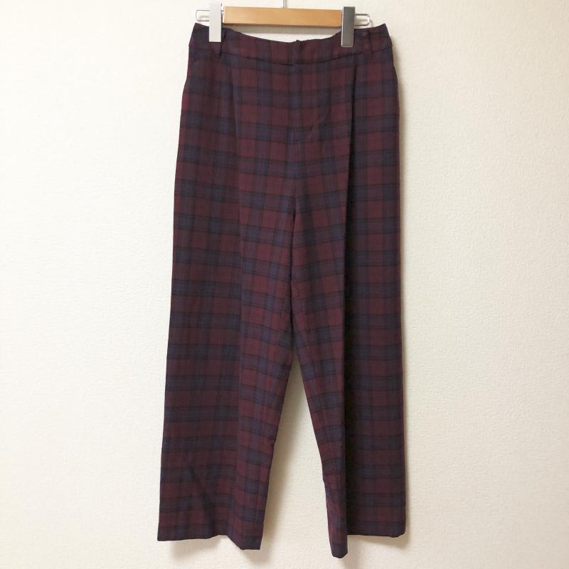 ルール RULe パンツ スラックス チェック 青 / ブルー / X 赤 / レッド / X マルチカラー / マルチカラー / レディース USED 古着 中古 10006639