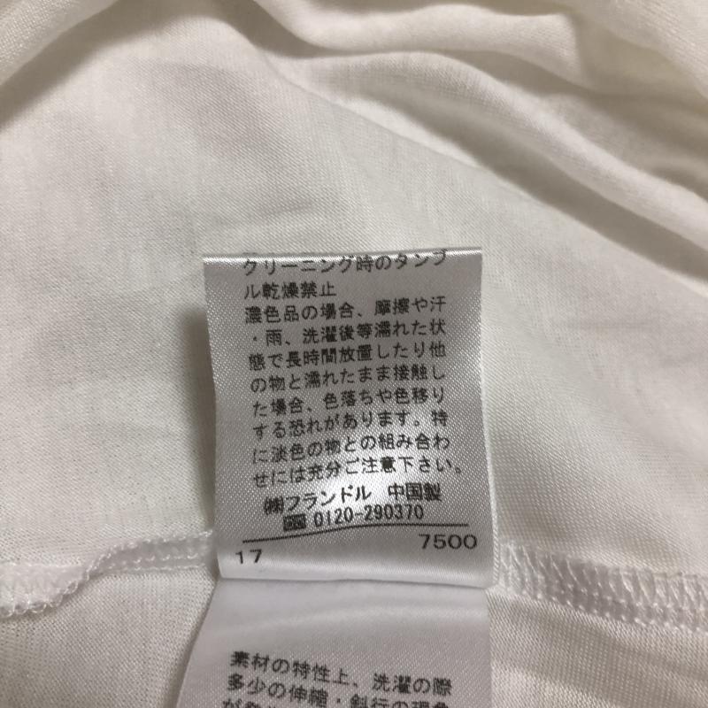 セブンアイディ コンセプト 7-ID concept. カットソー 半袖 FREE 無地 白 / ホワイト / レディース USED 古着 中古 10006642