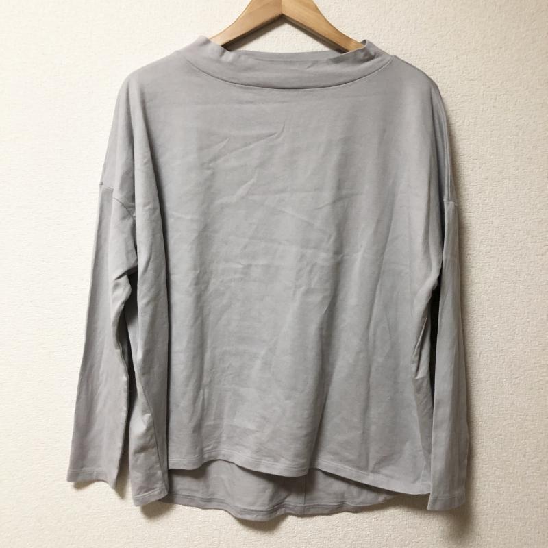 ノーブルブラン NobleBlanc カットソー 長袖 38 無地 灰 / グレー / レディース USED 古着 中古 10006654