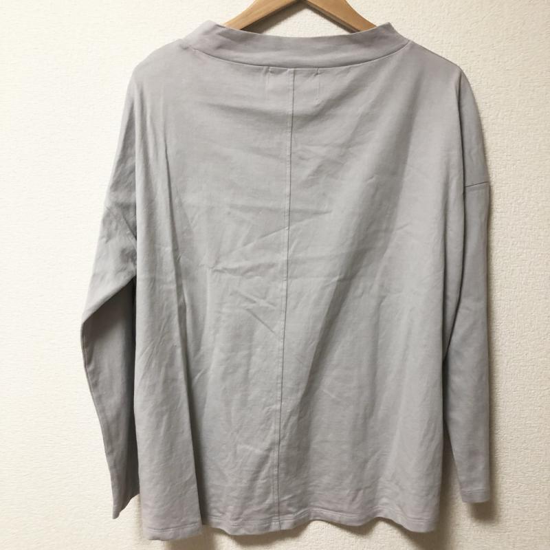 ノーブルブラン NobleBlanc カットソー 長袖 38 無地 灰 / グレー / レディース USED 古着 中古 10006654