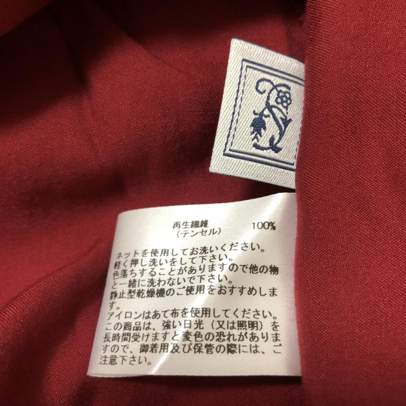 シードレイク Seadrake カットソー 長袖 36 無地 赤 / レッド / レディース USED 古着 中古 10006655