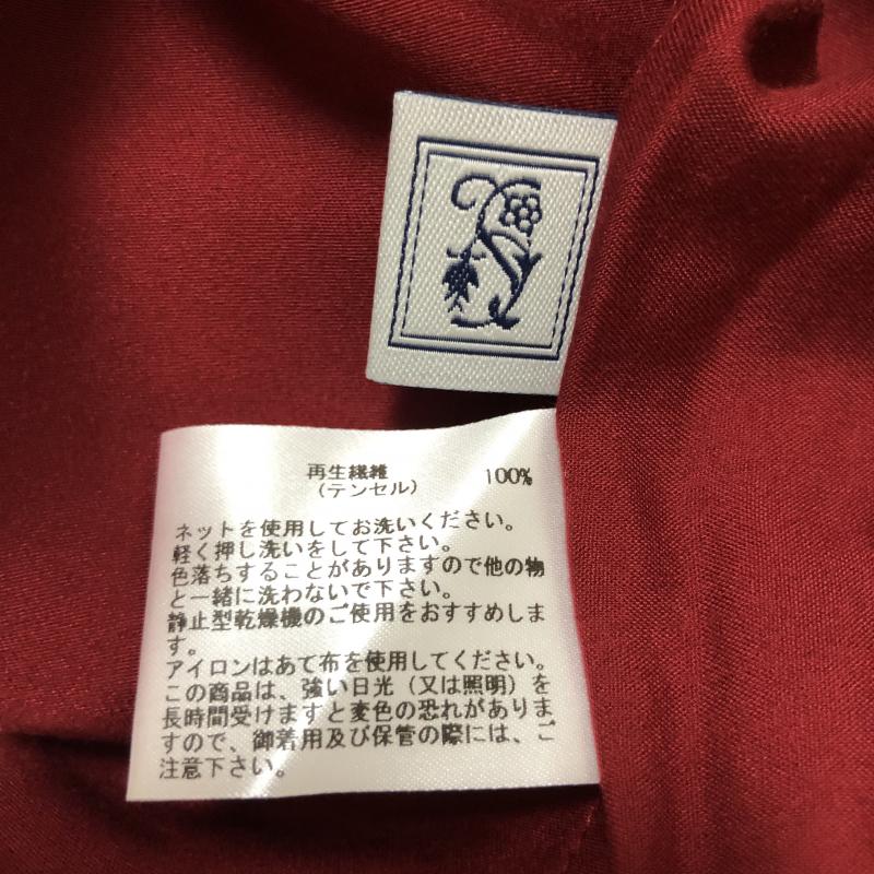 シードレイク Seadrake カットソー 長袖 36 無地 赤 / レッド / レディース USED 古着 中古 10006658