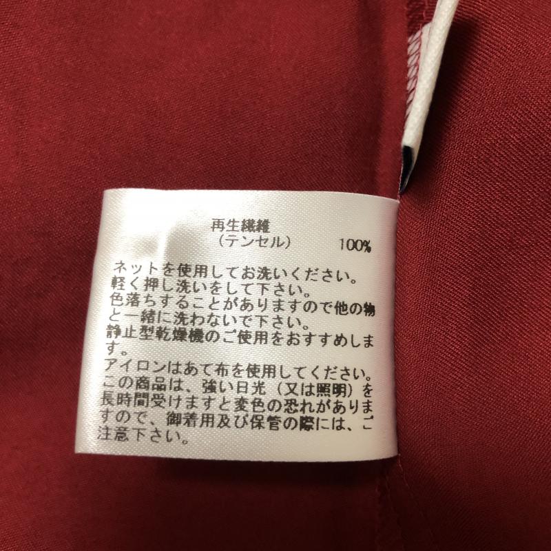 シードレイク Seadrake カットソー 長袖 36 無地 赤 / レッド / レディース USED 古着 中古 10006661
