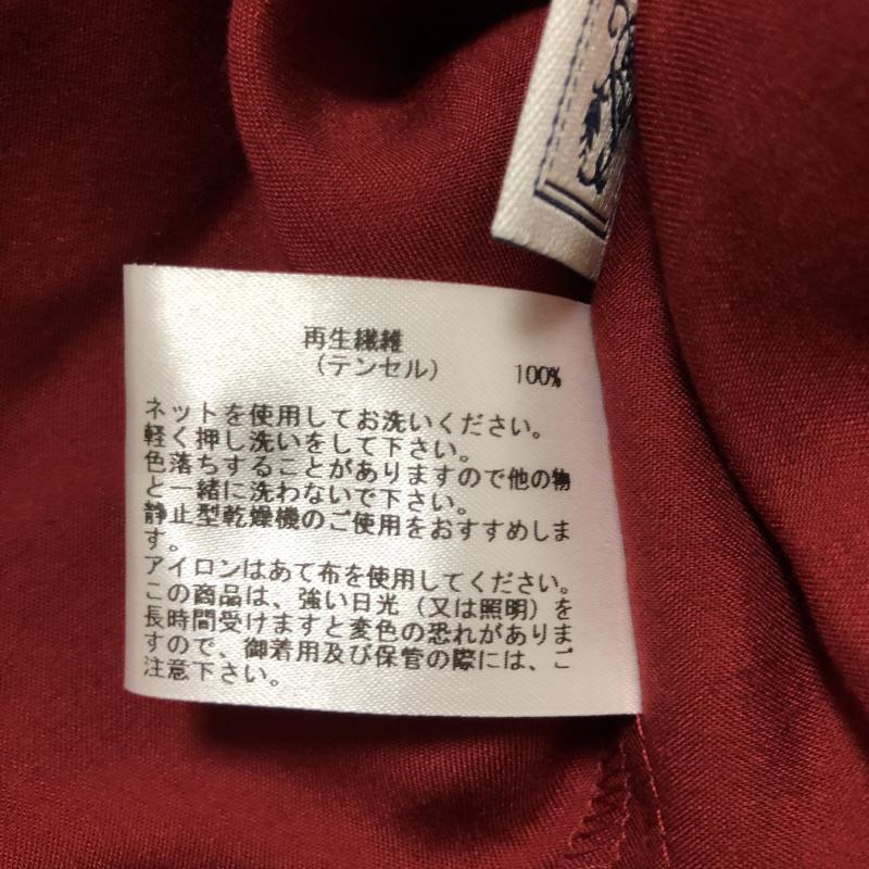 シードレイク Seadrake カットソー 長袖 36 無地 赤 / レッド / レディース USED 古着 中古 10006662