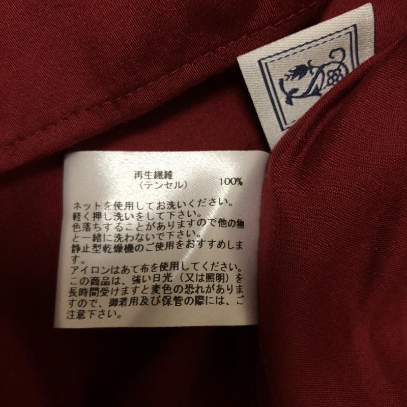 シードレイク Seadrake カットソー 長袖 36 無地 赤 / レッド / レディース USED 古着 中古 10006664