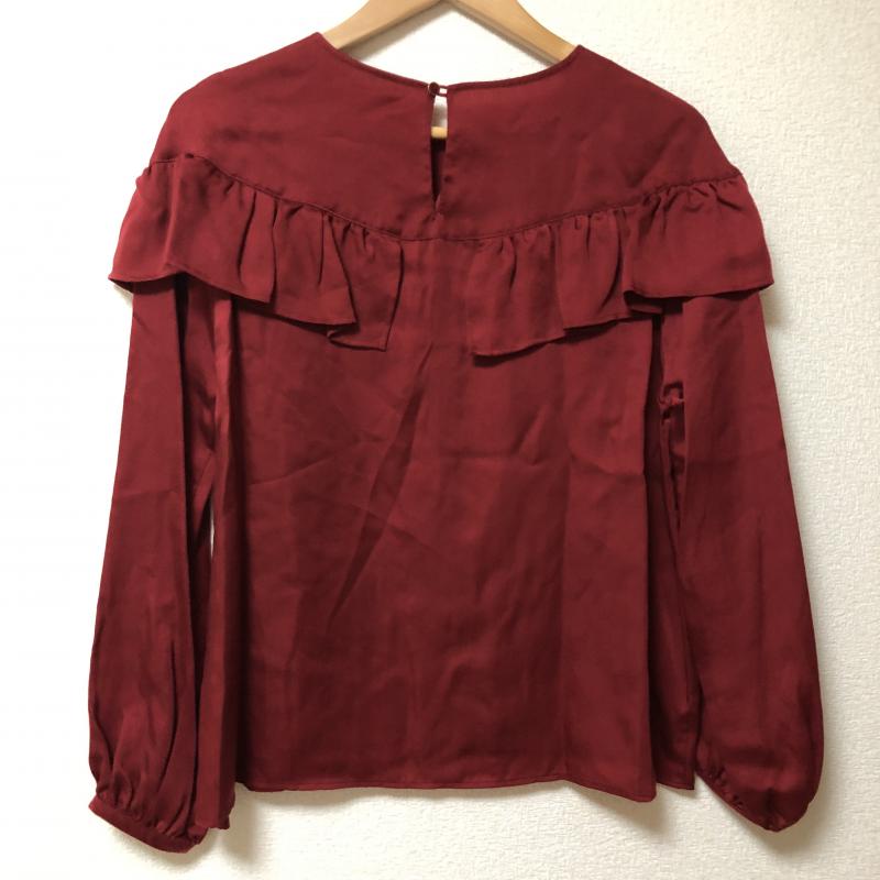シードレイク Seadrake カットソー 長袖 36 無地 赤 / レッド / レディース USED 古着 中古 10006666
