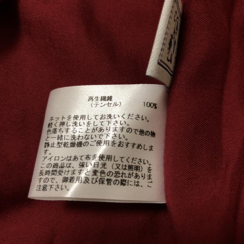 シードレイク Seadrake カットソー 長袖 36 無地 赤 / レッド / レディース USED 古着 中古 10006668