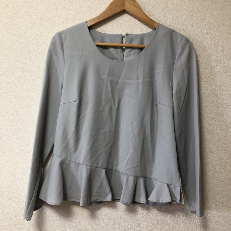 エマテイラー Emma Taylor カットソー 長袖 36 無地 青 / ブルー / レディース USED 古着 中古 10006670