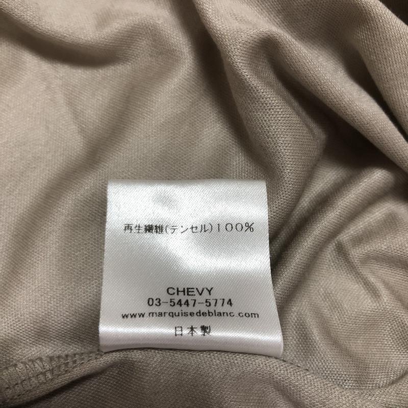 マルキスデブラン Marquise de blanc カットソー 長袖 38 無地 灰 / グレー / レディース USED 古着 中古 10006671