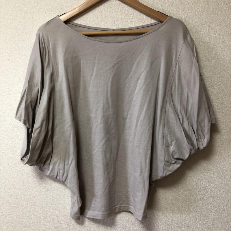 アナナス anana カットソー 七分袖 38 無地 灰 / グレー / レディース USED 古着 中古 10006677